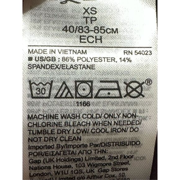 BR standard tank top size XS burgundy A 657 - Picture 6 of 6